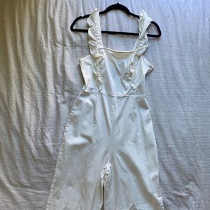 BDG Urban Outfitters cream denim Romper